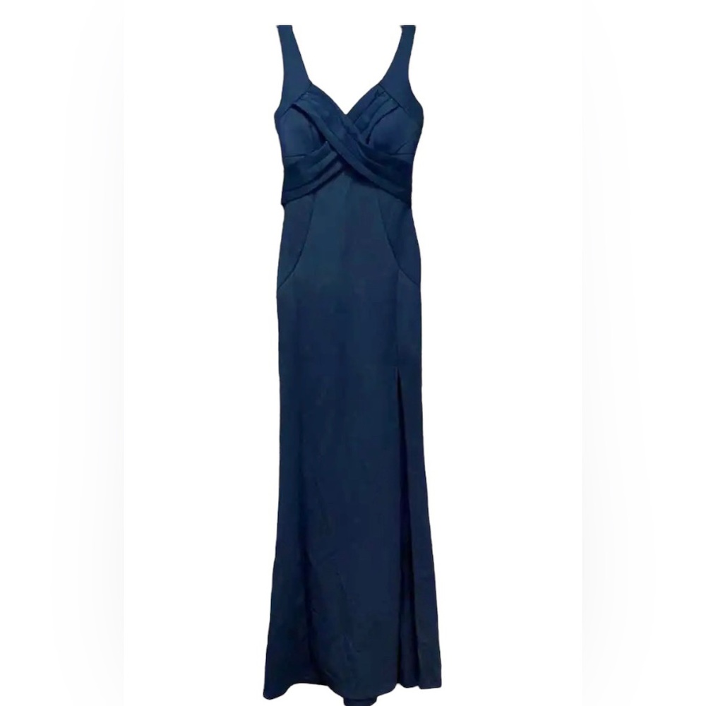 EMERALD SUNDAE | Navy Blue Long Social Gown | Dress, Size Medium - Picture 3 of 6